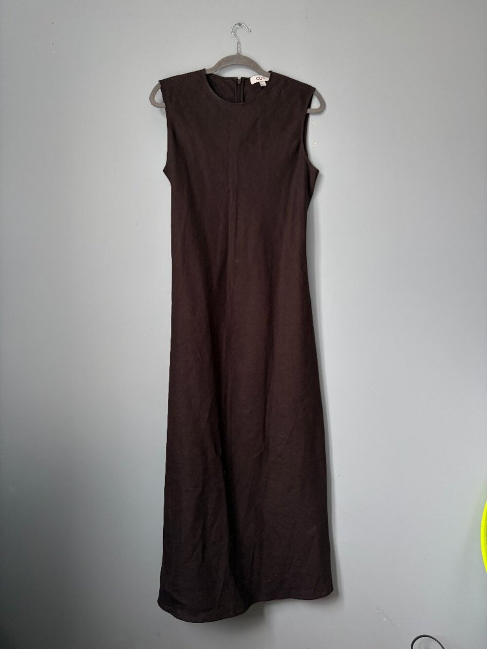 COS Dark Brown Sleeveless Maxi Dress - Picture 2 of 9